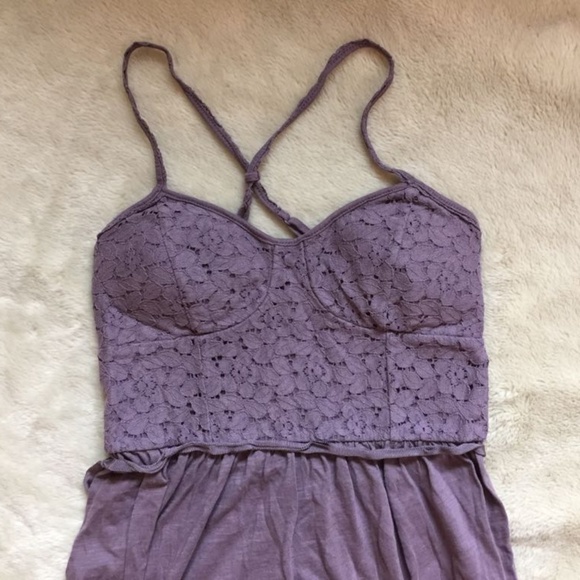 American Eagle Outfitters Purple Lace Dress - Picture 6 of 6
